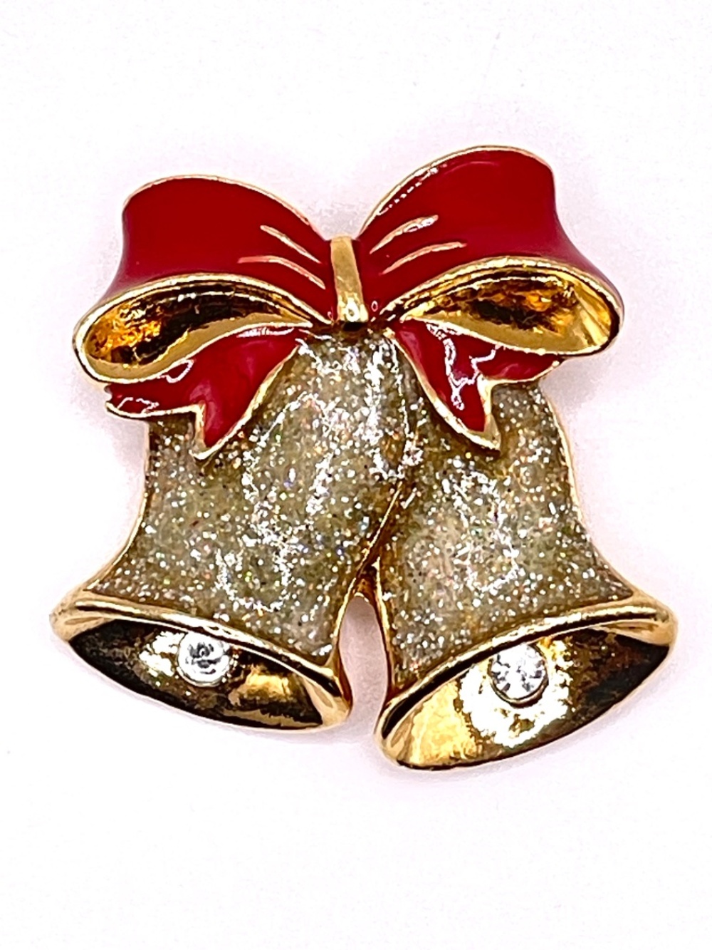 Vintage Avon Nina Ricci Christmas Bells Pin Brooch